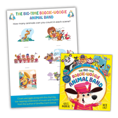 Big Time Boogie Band Activity Sheet