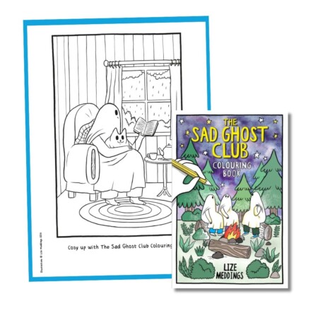 The Sad Ghost Club Colouring Book - Colouring Sheets
