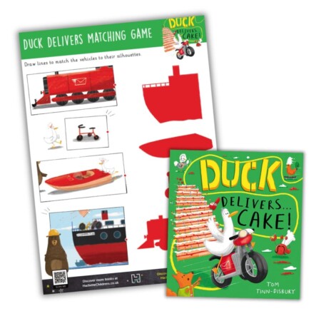 Duck Delivers Cake activity sheets