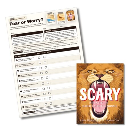 Scary Teaching resource and book cover on a white background